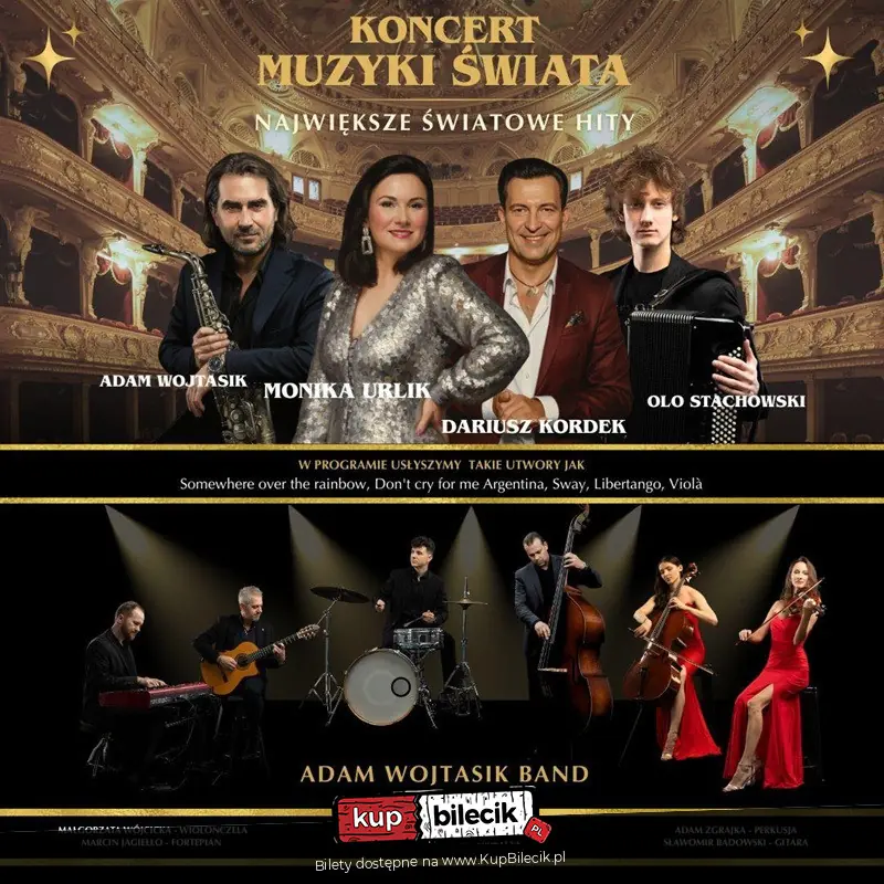 Koncert Muzyki wiata Monika Urlik & Adam Wojtasik Band