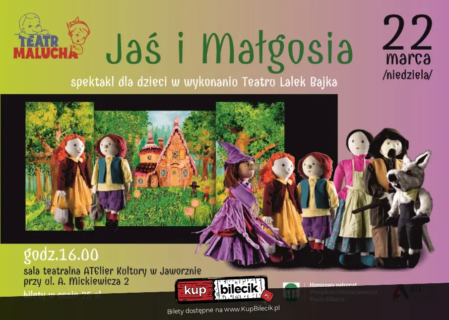 XXXIII Spotkania Teatralne - Teatr Malucha - "Jaś i Małgosia" - Teatr Lalek Bajka.