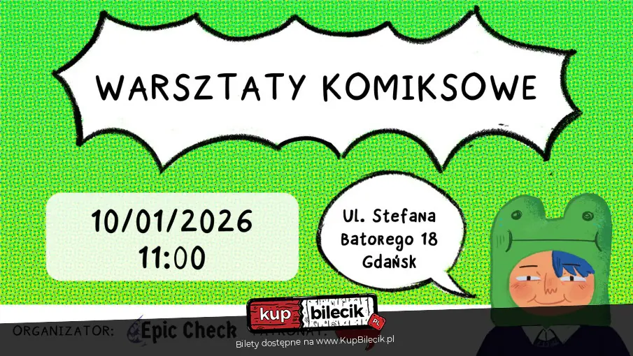 Warsztaty Komiksowe. Wiek: 16+