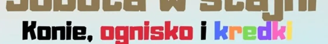 Konie, ognisko i kredki