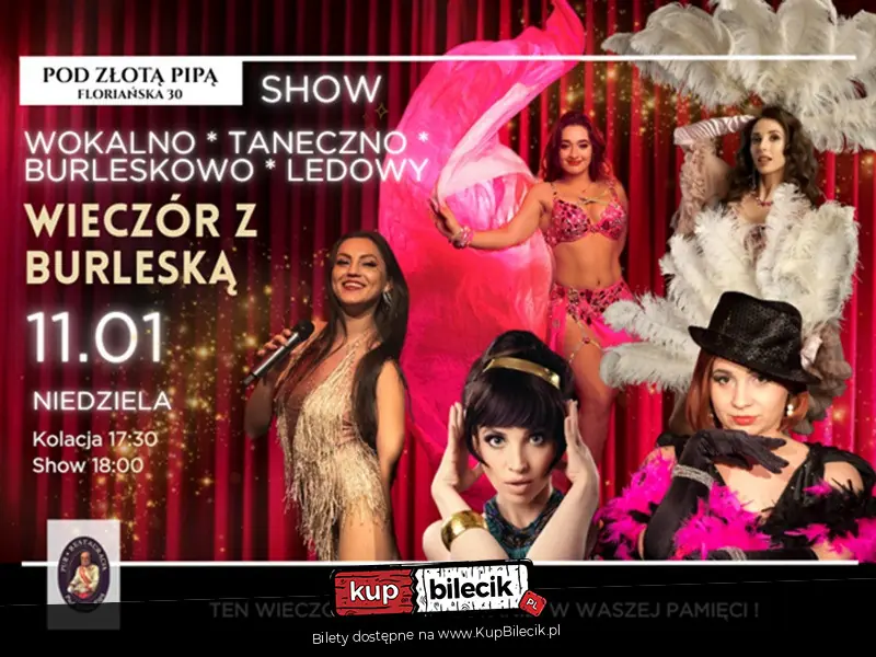 Wieczór z Burleską - Noworoczny Show!