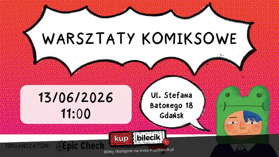 Warsztaty Komiksowe. Wiek: 16+