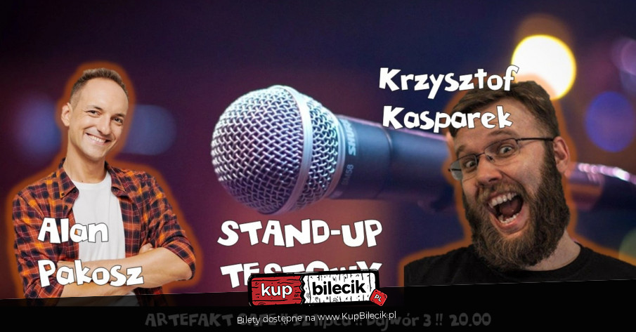 Plakat Stand-up testowy - Kasparek & Pakosz 79767