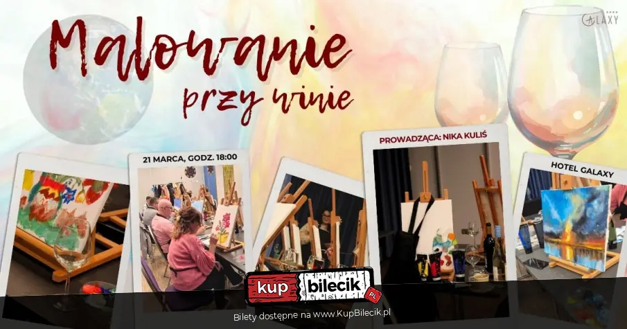 Malowanie przy winie-kreatywny relaks w wyjątkowej atmosferze.