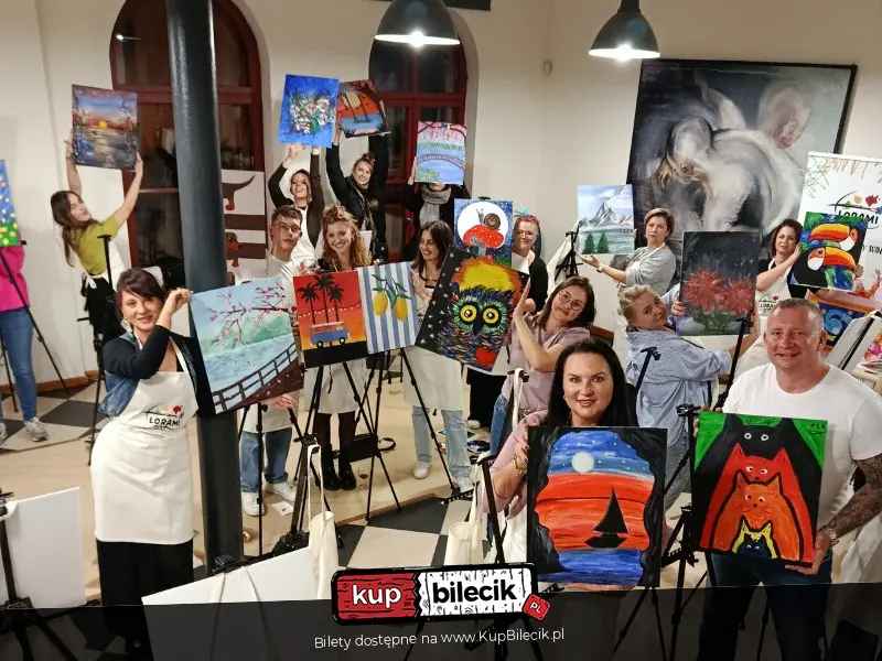 Malowanie przy winie TORUŃ