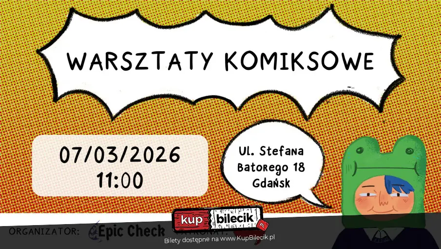 Warsztaty Komiksowe. Wiek: 16+