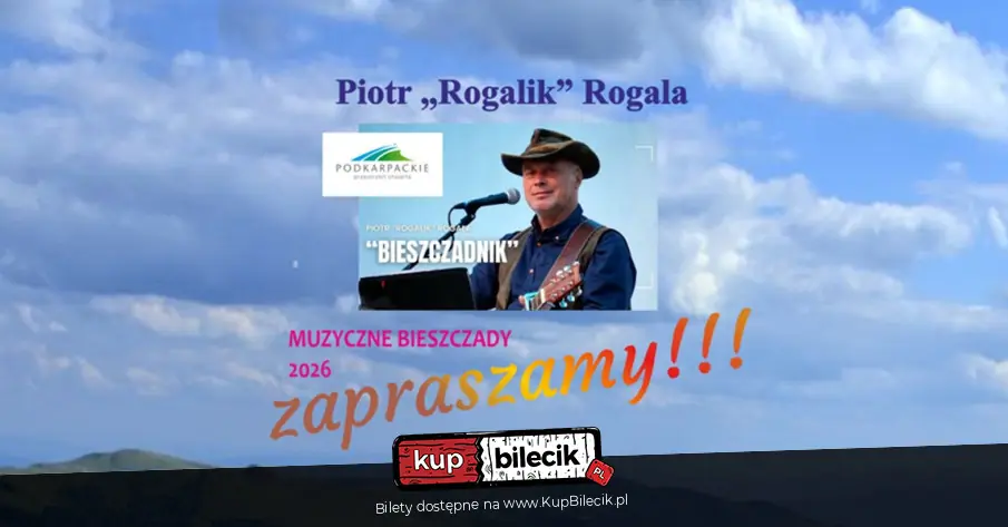 Rogalik - koncert u Samolota, w Wetlinie
