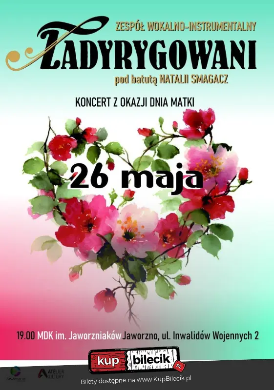 Koncert zespołu wokalno-instrumentalnego Zadyrygowani z okazji Dnia Matki