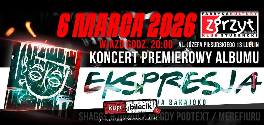 Koncert Premierowy - Wiśnia Bakajoko - Ekspresja