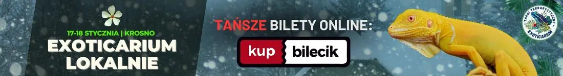 EXOTICARIUM LOKALNIE Targi Terrarystyczne Krosno dwudniowe 17-18 stycznia