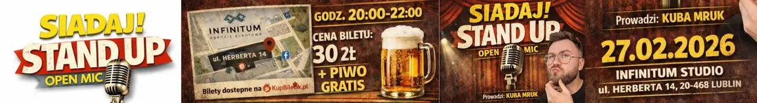 SIADAJ! STAND UP -- Lublin Open Mic