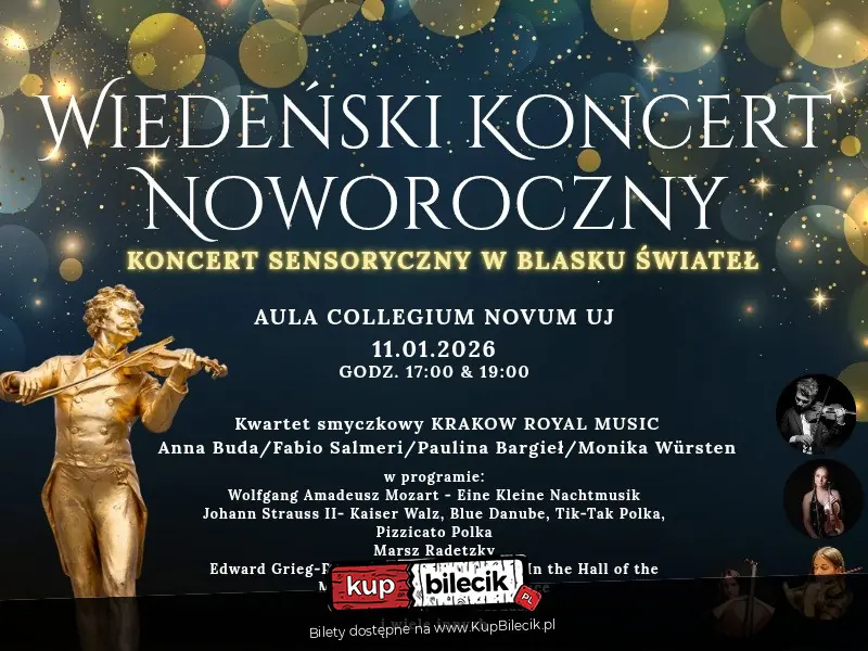 Światowe hity króla walca Johanna Straussa w blasku świateł