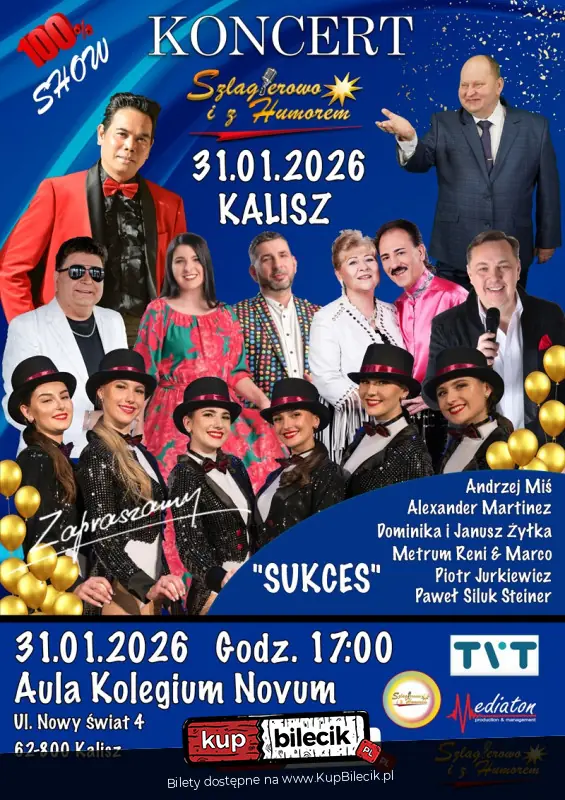 Koncert Śląskich Gwiazd - Szlagierowo i z Humorem