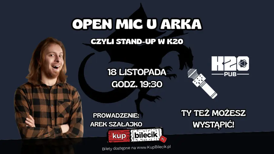 Stand-up: Open Mic u Arka
