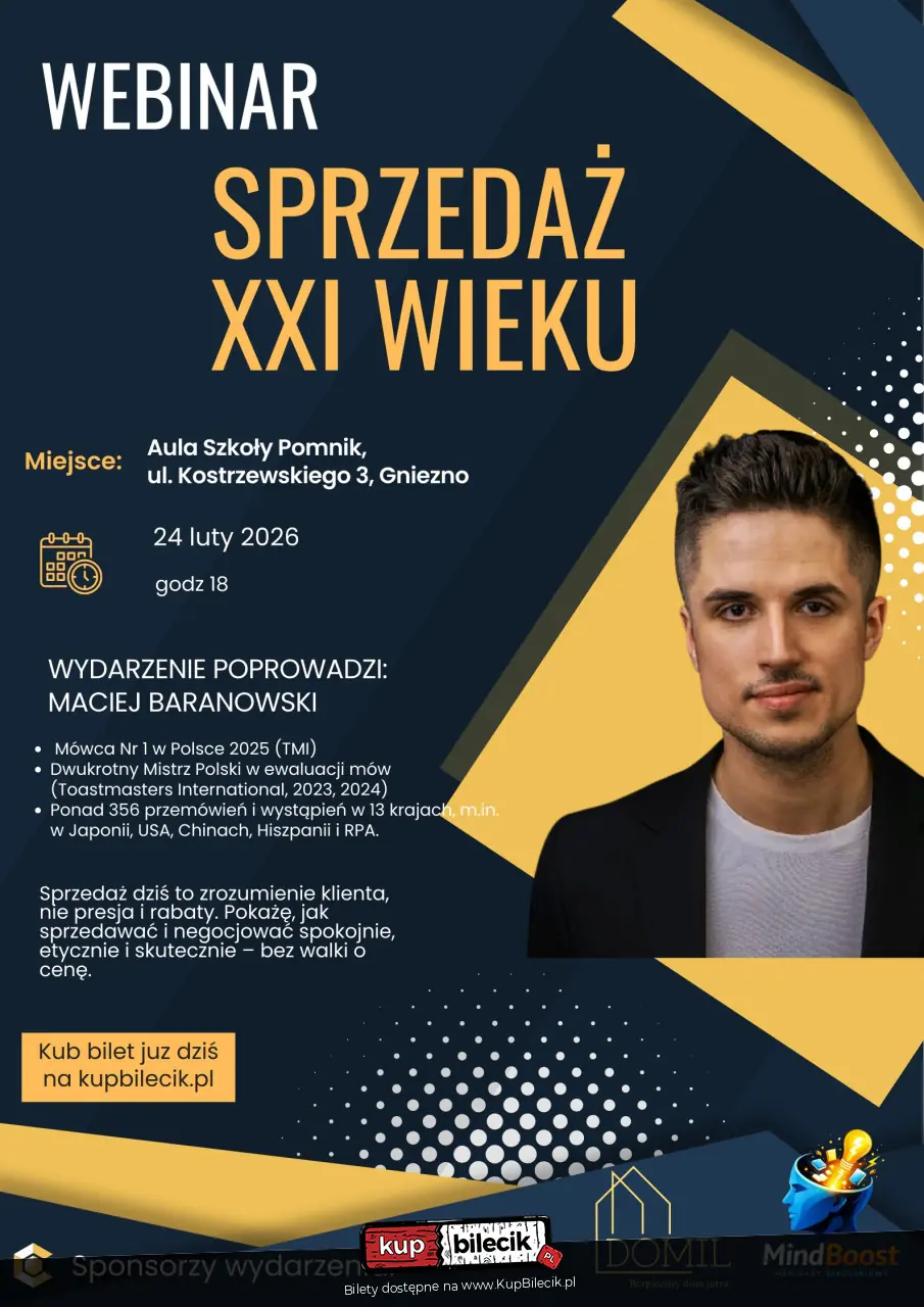Sprzedaż XXI wieku - webinar w Gnieźnie