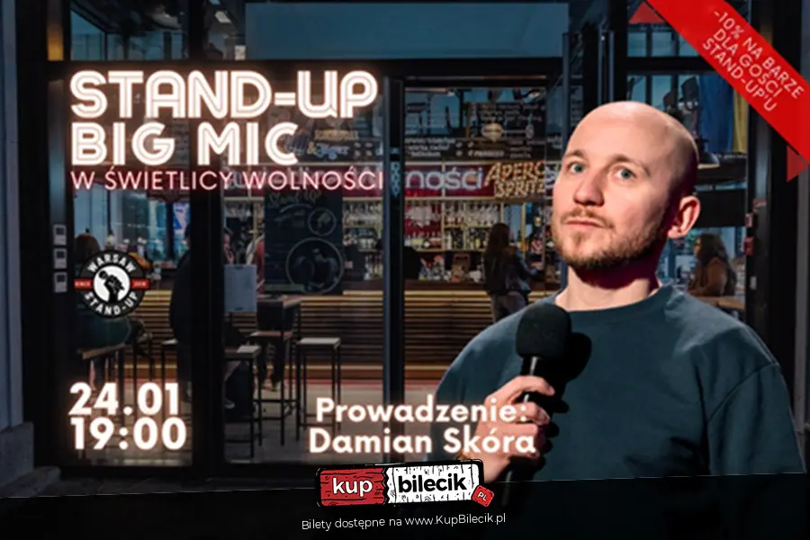 Stand-up Big Mic - Warsaw Stand-up x Damian Skóra
