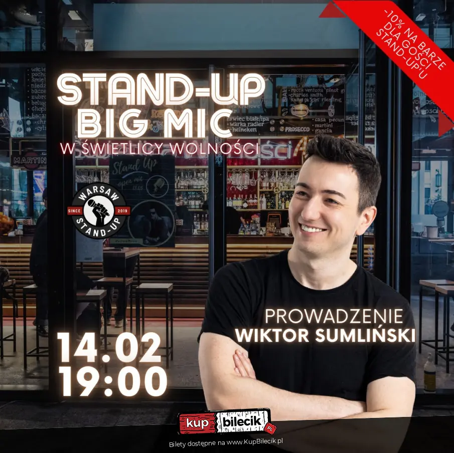 Stand-up Big Mic - Warsaw Stand-up x Wiktor Sumliński
