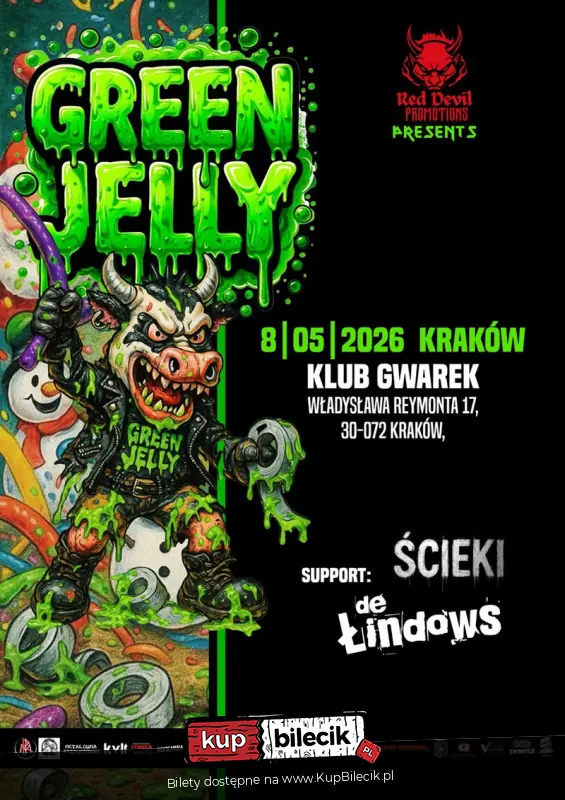 Green Jelly + De Łindows + Ścieki