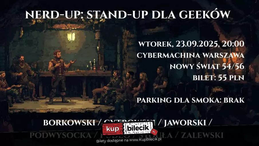 Nerd-up: stand-up dla geekw