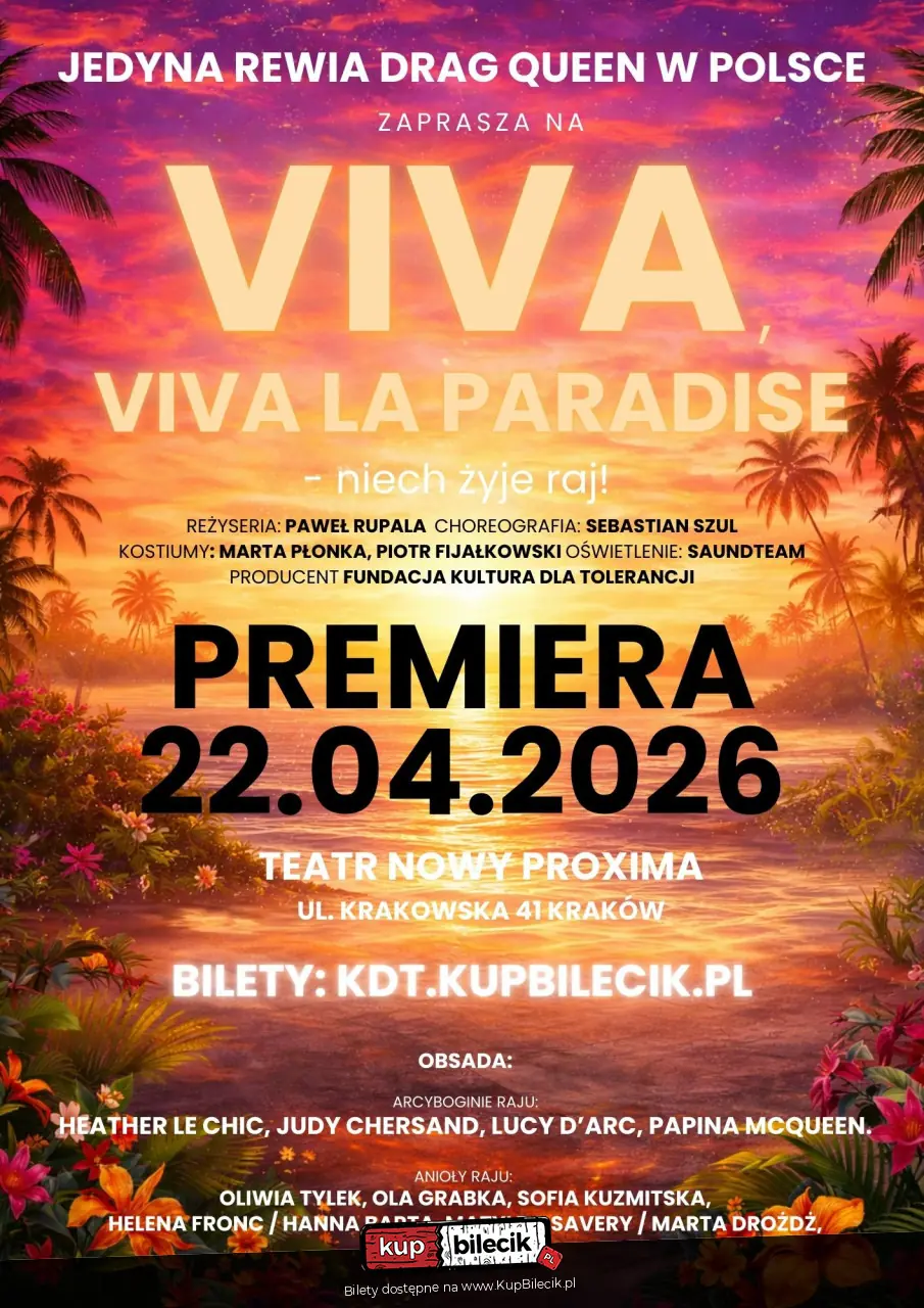 "Viva, Viva la Paradis"- Niech żyje raj! PREMIERA