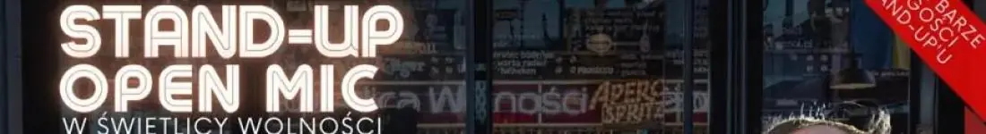 Stand-up Open mic - Warsaw Stand-up x Marcin Smakosz