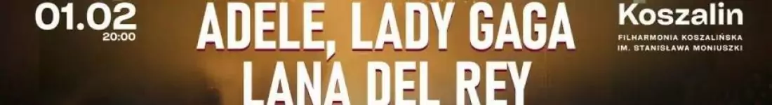 Adele, Lana Del Rey, Lady Gaga - muzyka przy świecach