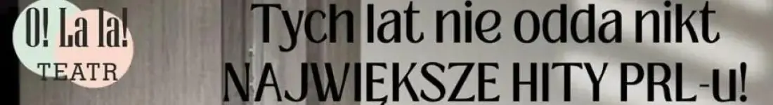 koncert "TYCH LAT NIE ODDA NIKT"