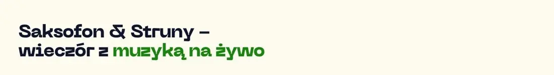 Wieczór z muzyką na żywo