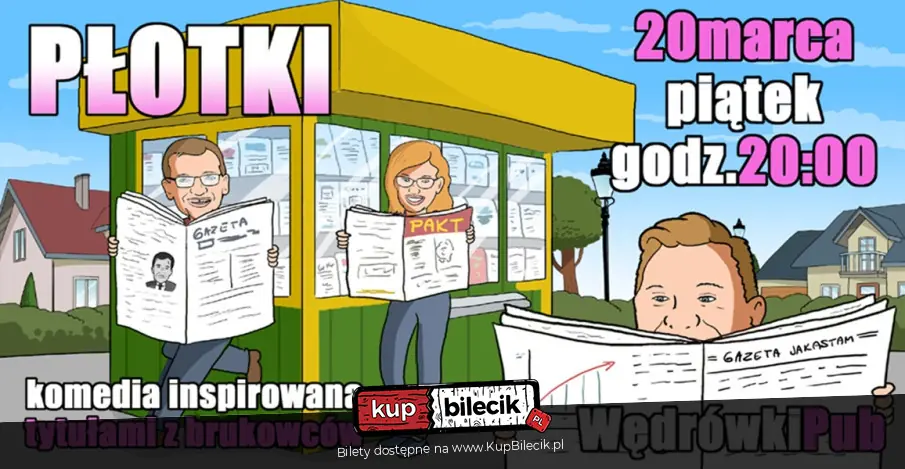 Płotki - komedia inspirowana tytułami z brukowców