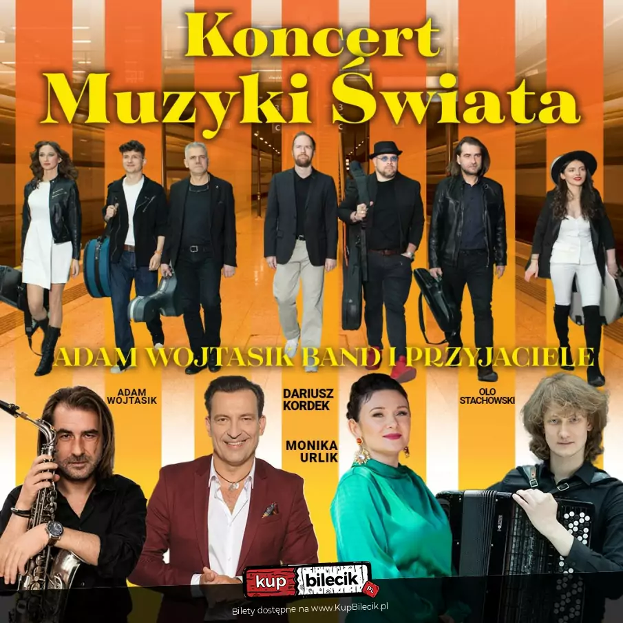 Koncert Muzyki wiata - Adam Wojtasik Band i Przyjaciele