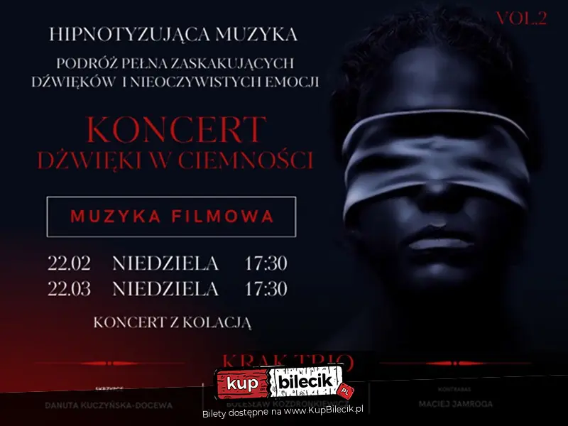Koncert Dźwięki w Ciemnosci - Hipnotyzująca Muzyka filmowa. Edycja 2.0