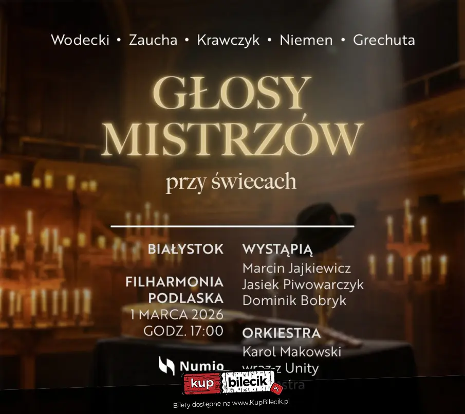 Muzyka legend w wyjątkowej, pełnej światła scenerii.